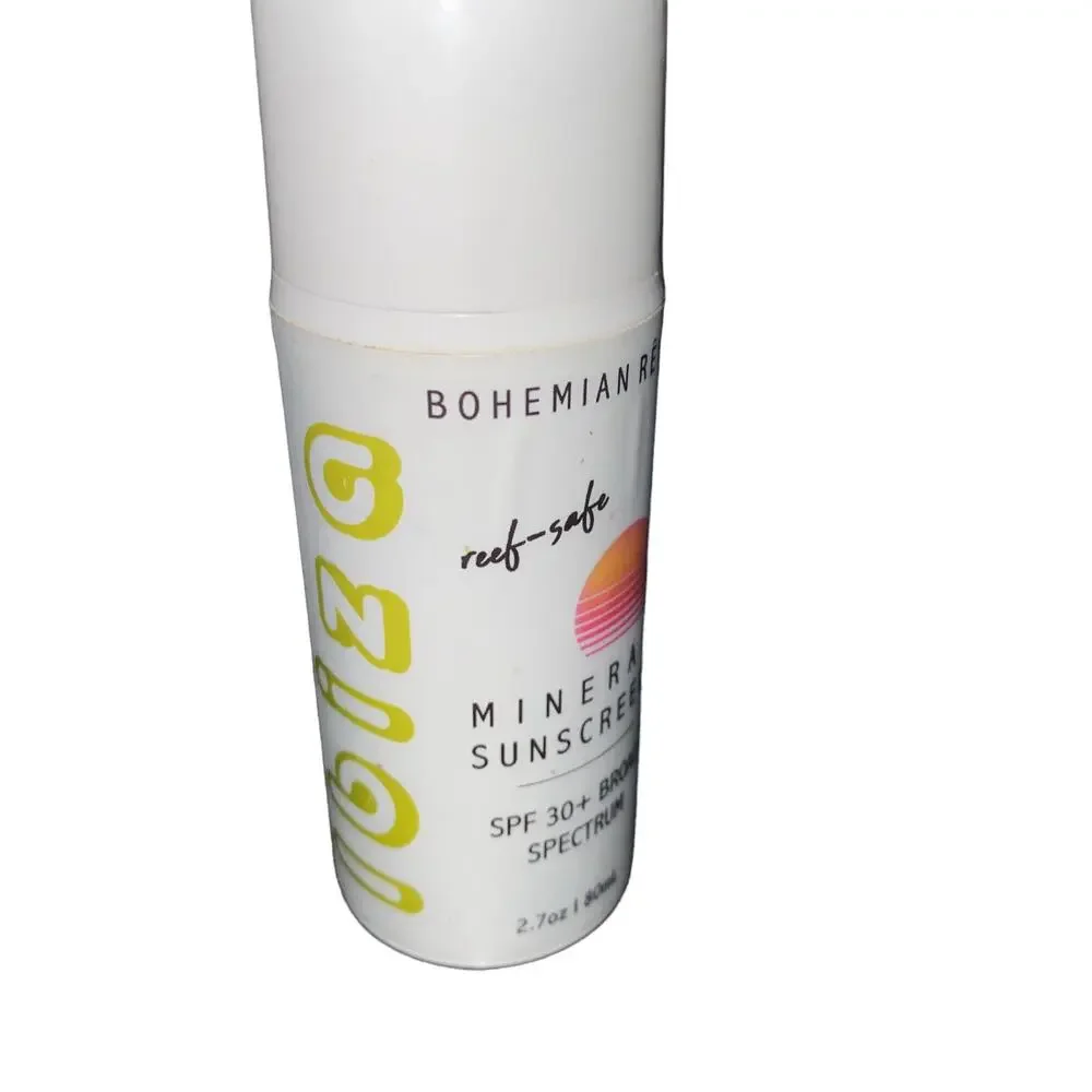 Ibiza Bohemian Reves SPF 30+ Mineral Sunscreen Reef-Safe - Organic 2.7 oz New